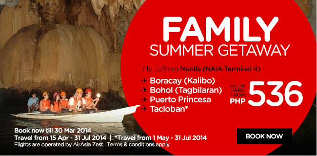 AirAsia Philippines Family Summer Getaway Promotion