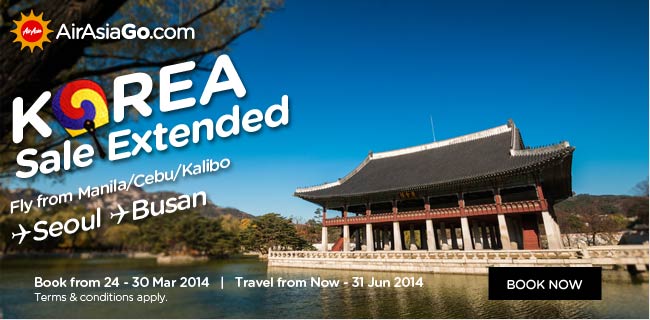 AirAsia Philippines Korea Sale Extended Promotion