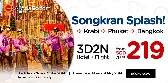 AirAsia Songkran Splash Promotion