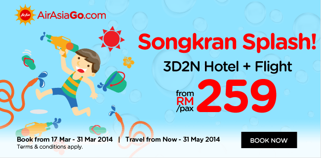 AirAsia Songkran Splash Promotion