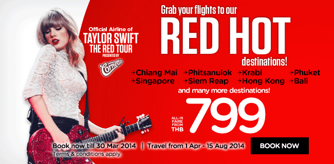 AirAsia Thailand Red Hot Promotion