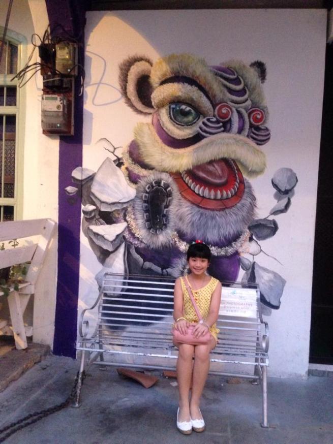 Penang street art at Armenian street