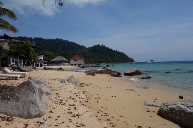 Beach infront of Sun Beach Resort