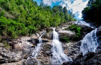 Lata Tembakah Waterfalls