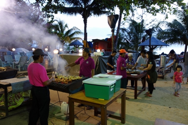 Sun Beach Resort BBQ dinner