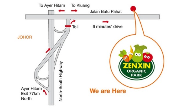 Zenxin Organic Park map