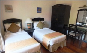 sibu island resort raja udang suite twin bed