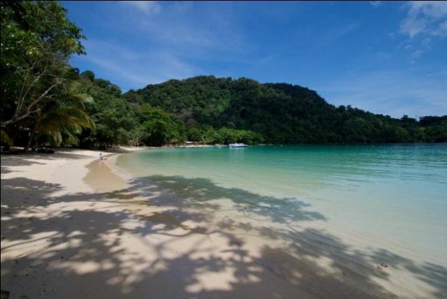 beach in front of Tenggol island beach resort