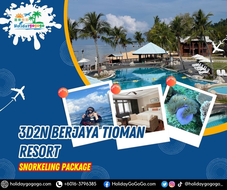 3d2n Berjaya Tioman Resort Snorkeling Package