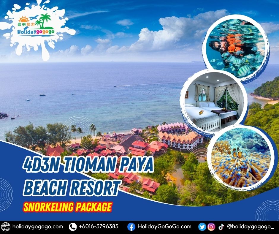 4d3n Tioman Paya Beach Resort Snorkeling Package