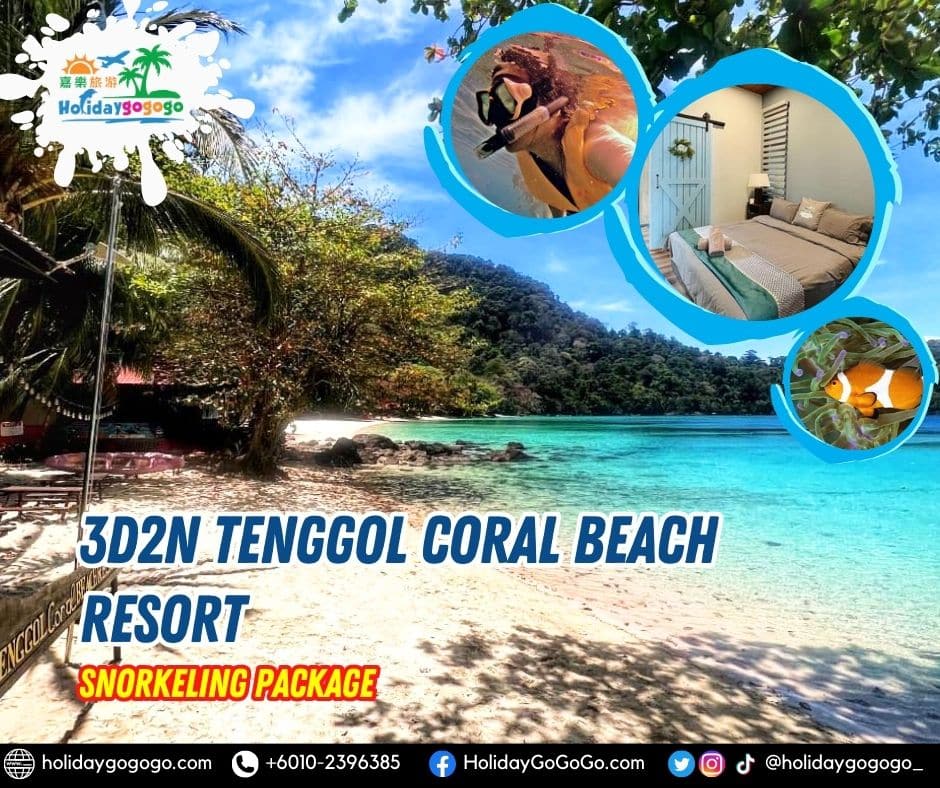 3d2n Tenggol Coral Beach Resort Snorkeling Package
