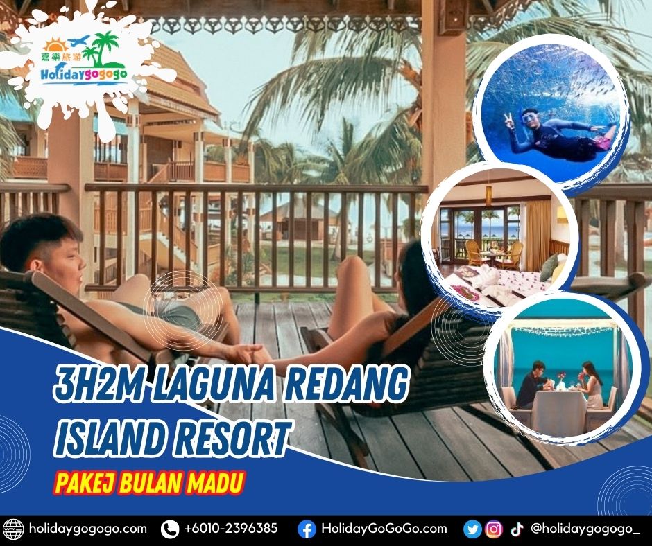 3h2m Laguna Redang Island Resort Pakej Bulan Madu