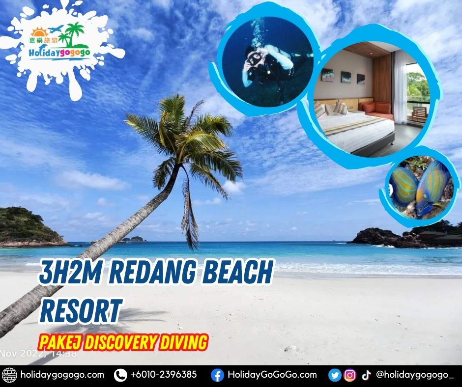 3h2m Redang Beach Resort Pakej Discovery Diving