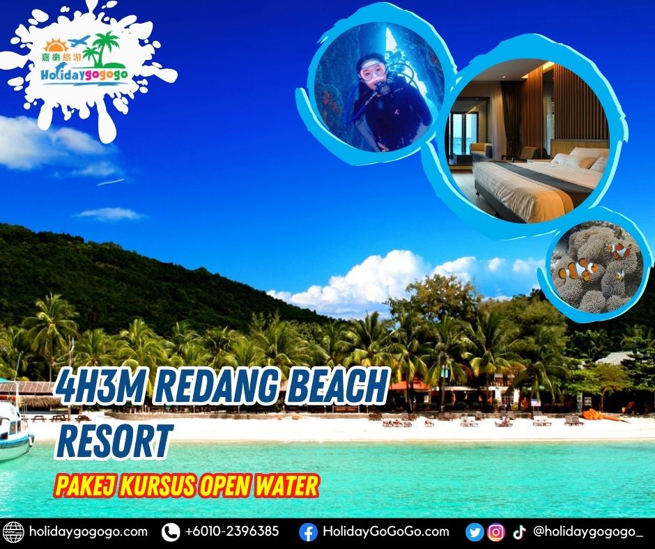 4h3m Redang Beach Resort Pakej Kursus Open Water