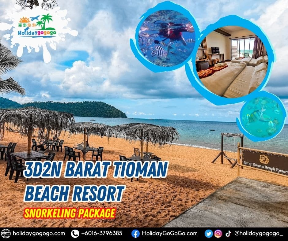 3d2n Barat Tioman Beach Resort Snorkeling Package