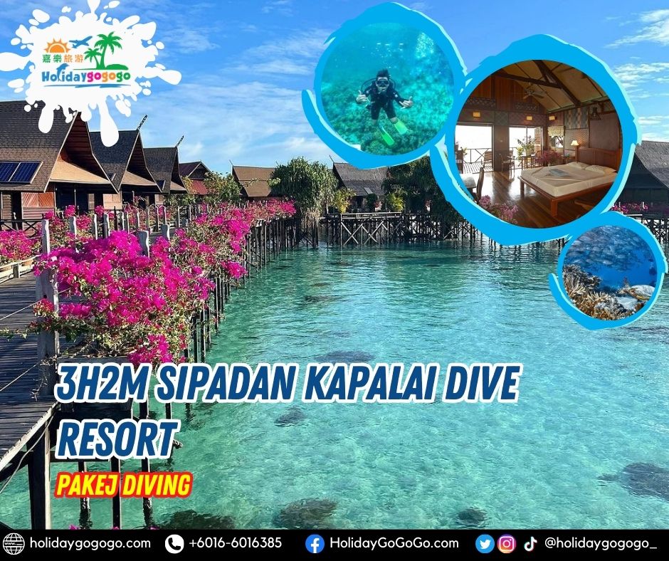 3h2m Sipadan Kapalai Dve Resort Pakej Diving