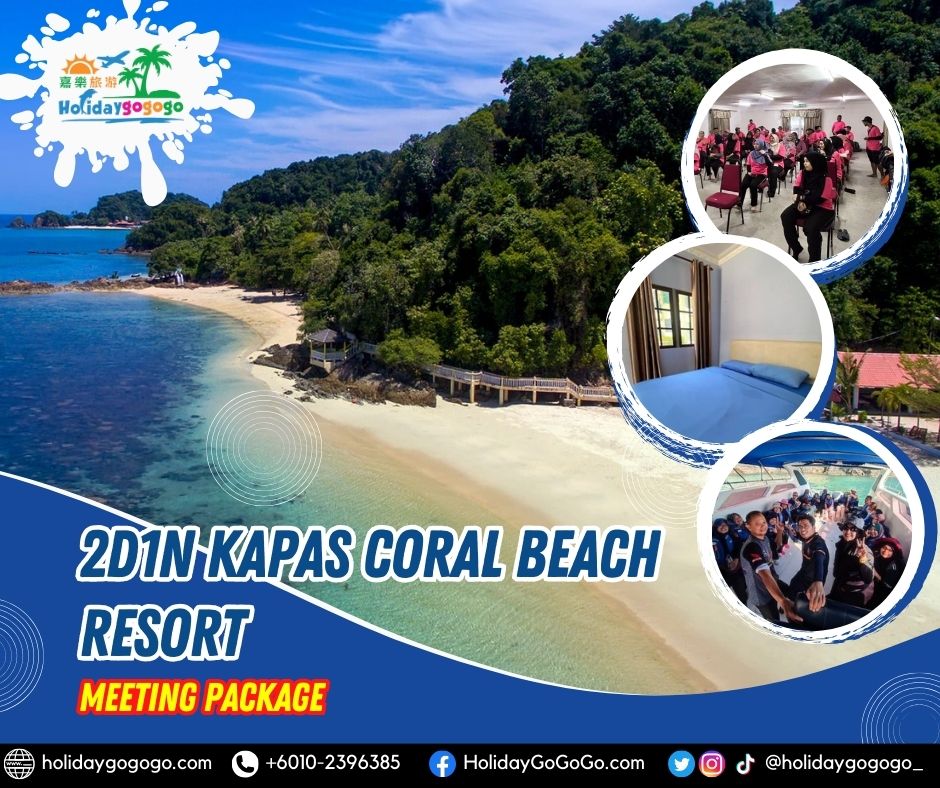 2d1n Kapas Coral Beach Resort Meeting Package