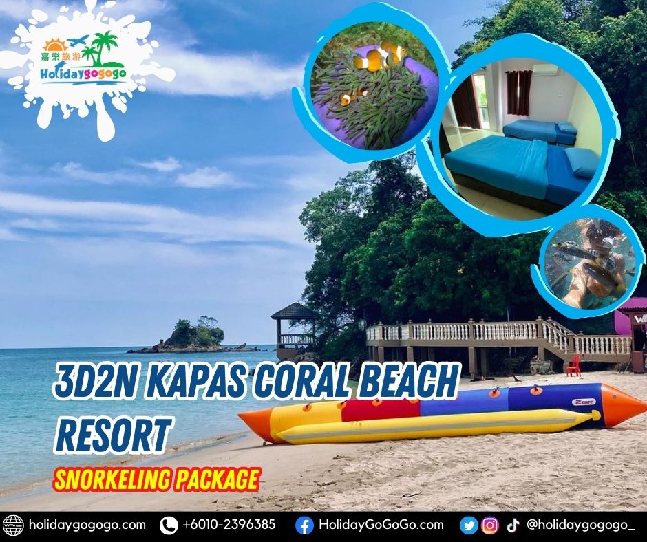 3d2n Kapas Coral Beach Resort Snorkeling Package