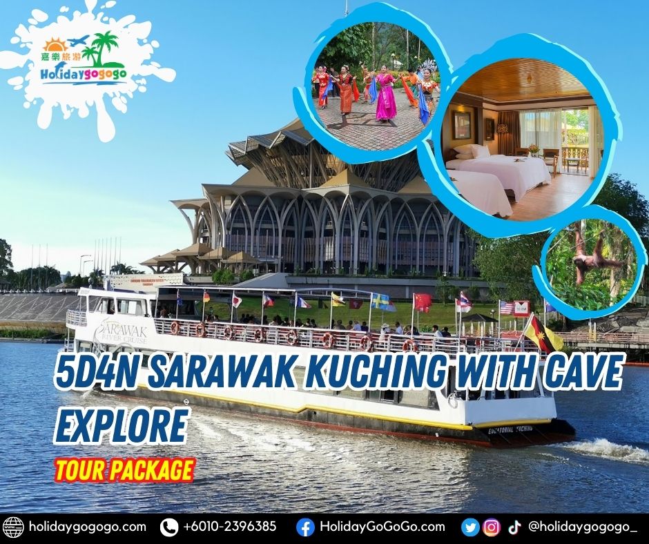 5d4n Sarawak Kuching With Cave Explore Tour Package