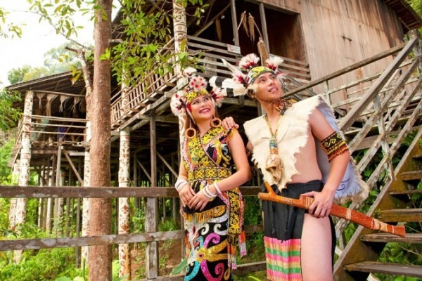 Sarawakian villagers