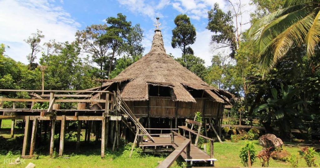Sarawak cultural village longhouse