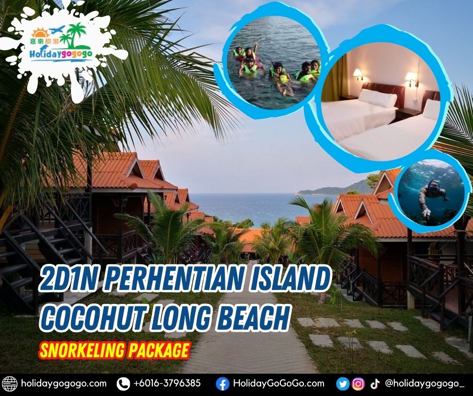 2d1n Perhentian Island Cocohut Long Beach Snorkeling Package