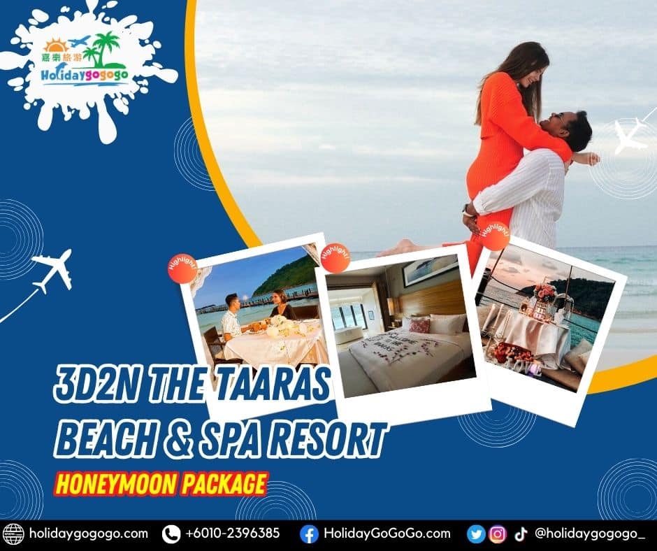 3d2n The Taaras Beach & Spa Resort Honeymoon Package
