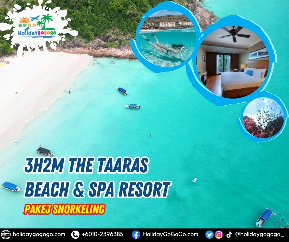 3h2m The Taaras Beach & Spa Resort Pakej Snorkeling