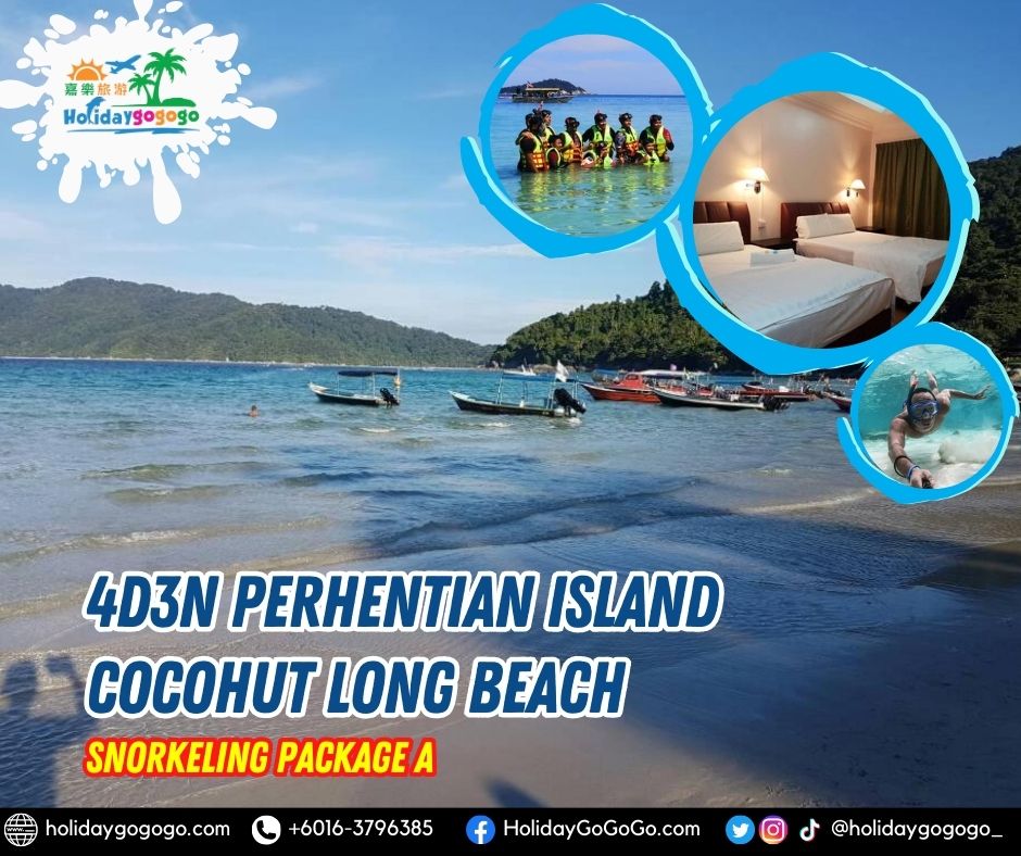 4d3n Perhentian Island Cocohut Long Beach Snorkeling Package A