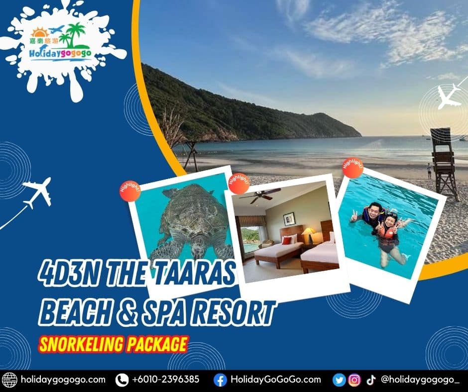 4d3n The Taaras Beach & Spa Resort Snorkeling Package