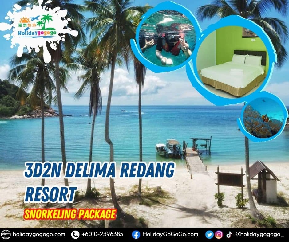3d2n Delima Redang Resort Snorkeling Package