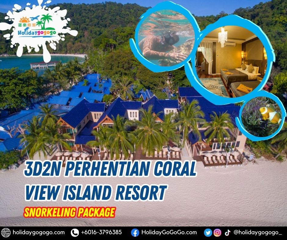 3d2n Perhentian Coral View Island Resort Snorkeling Package