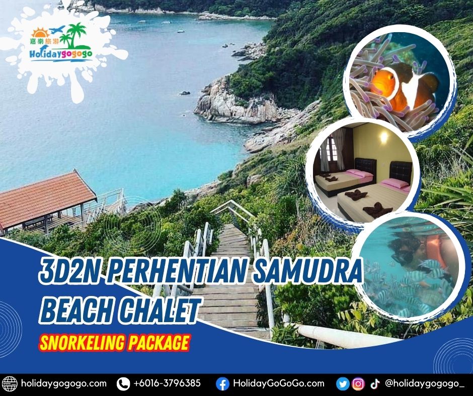 3d2n Perhentian Samudra Beach Chalet Snorkeling Package