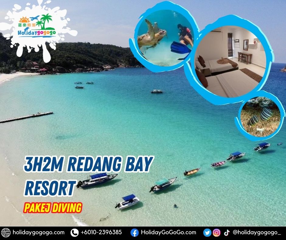 3h2m Redang Bay Resort Pakej Diving