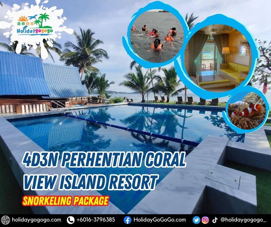 4d3n Perhentian Coral View Island Resort Snorkeling Package