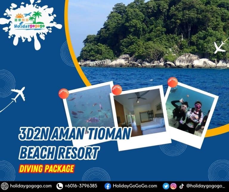 3d2n Aman Tioman Beach Resort Diving Package