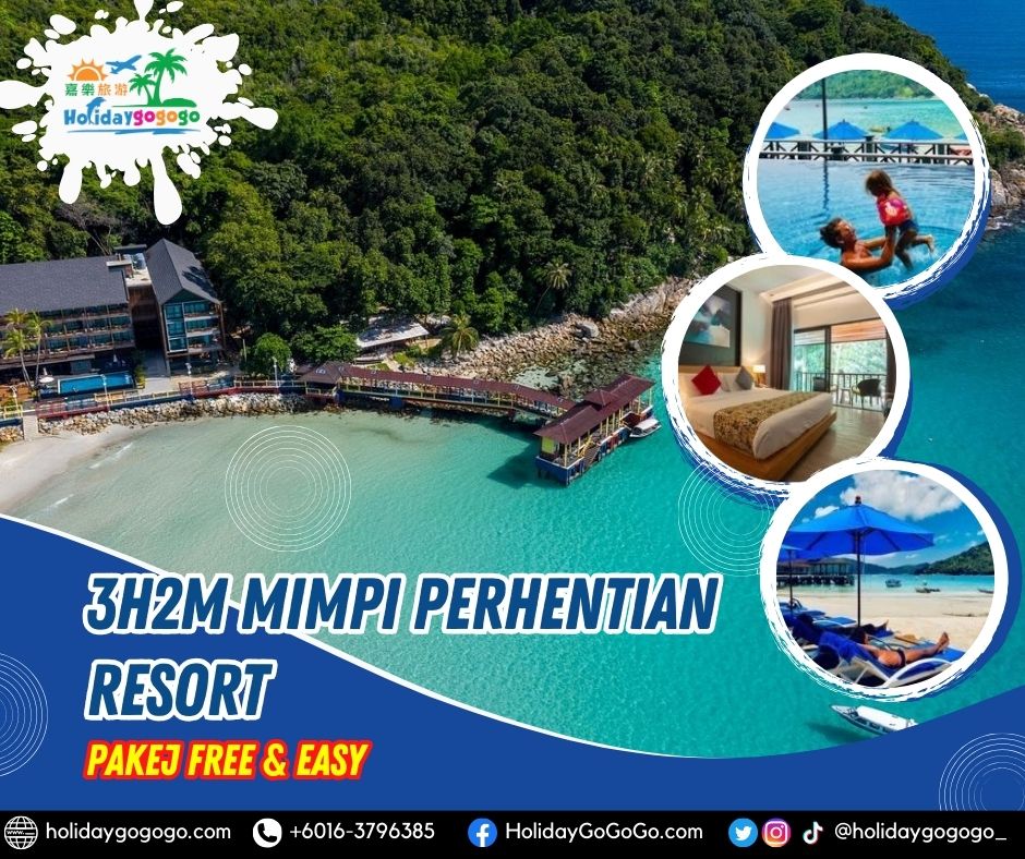 3h2m Mimpi Perhentian Resort Pakej Free & Easy