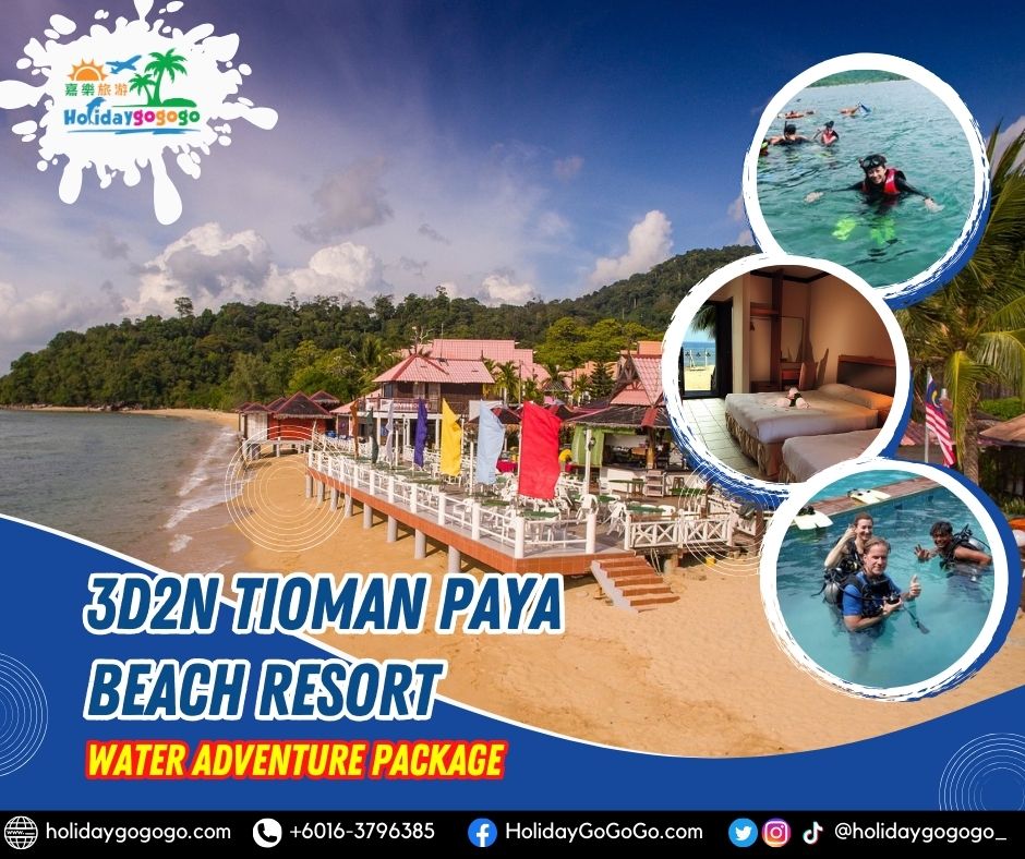 3d2n Tioman Paya Beach Resort Water Adventure Package