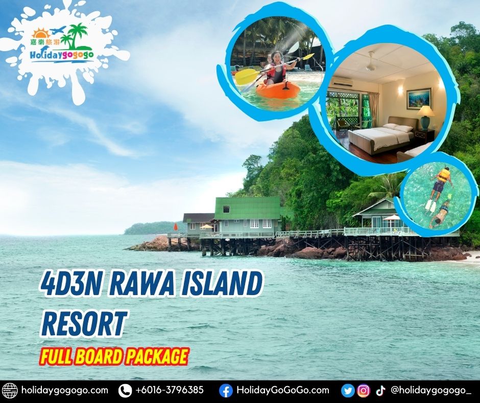 4d3n Rawa Island Resort Full Board Package