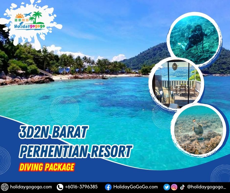 3d2n Barat Perhentian Resort Diving Package