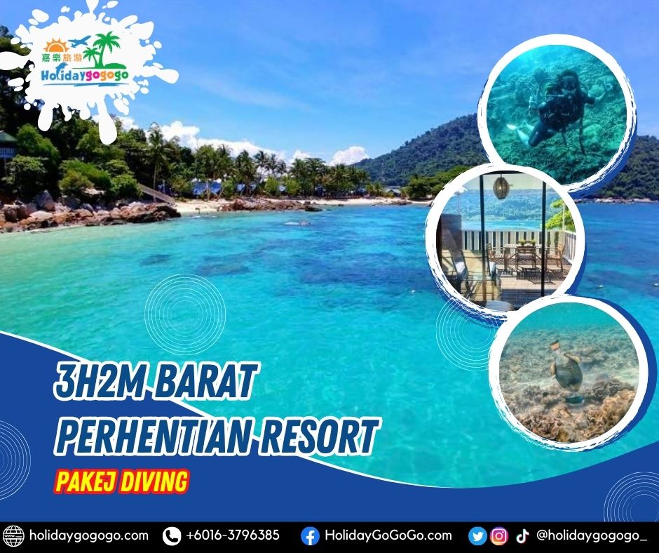 3h2m Barat Perhentian Resort Pakej Diving