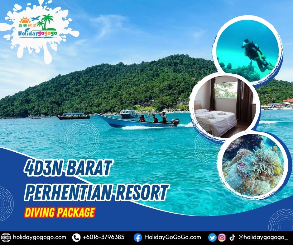 4d3n Barat Perhentian Resort Diving Package