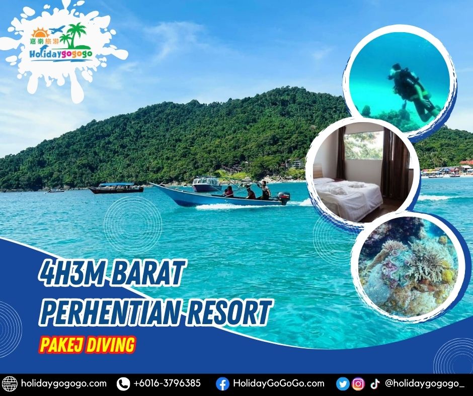 4h3m Barat Perhentian Resort Pakej Diving