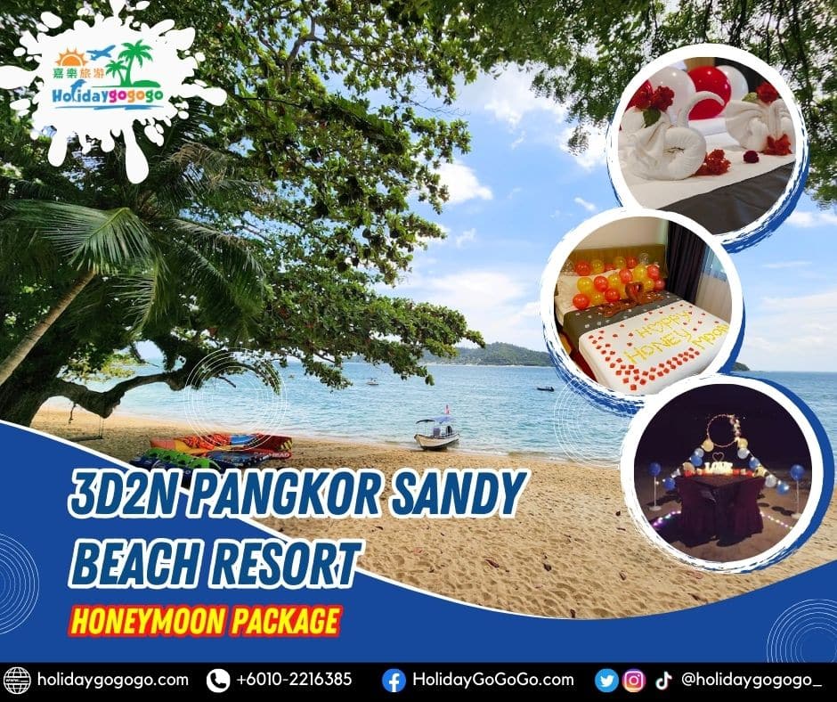 3d2n Pangkor Sandy Beach Resort Honeymoon Package