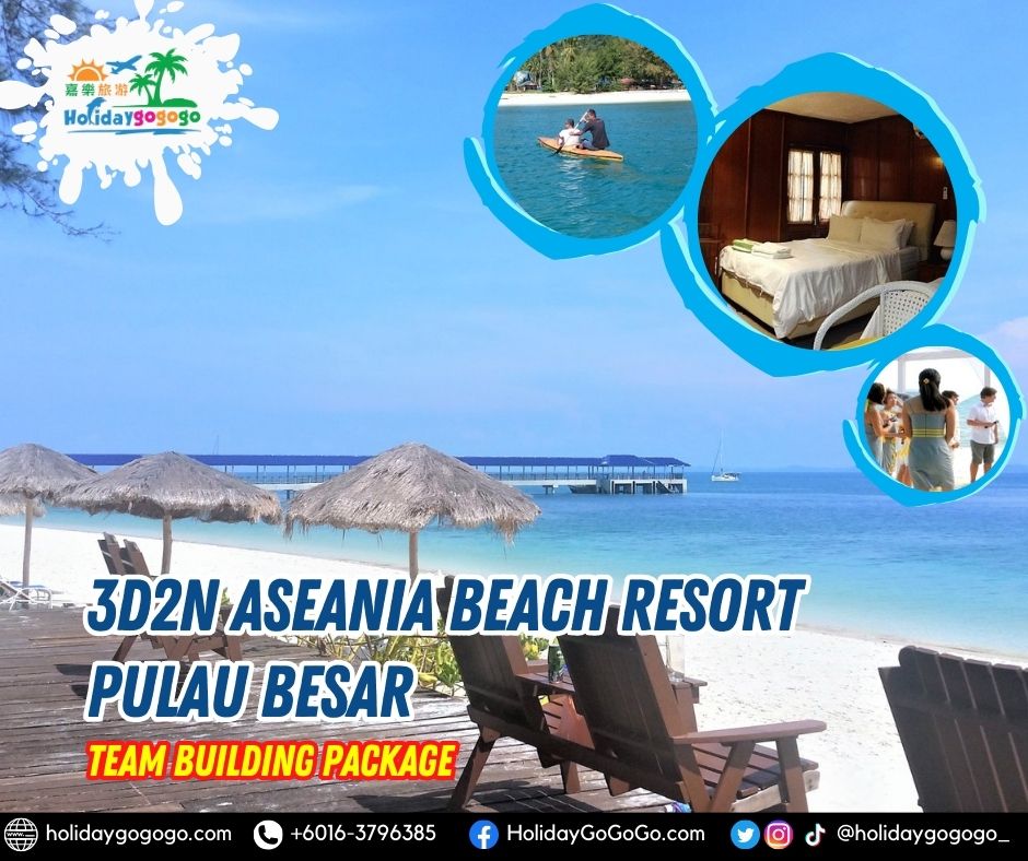 3d2n Aseania Beach Resort Pulau Besar Team Building Package