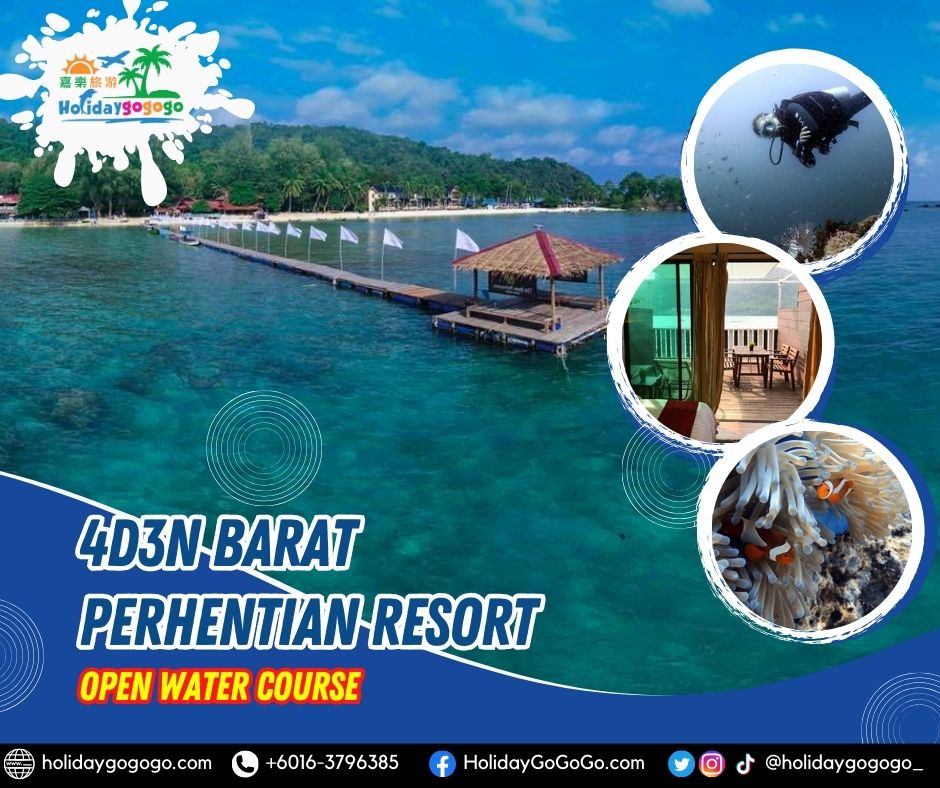 4d3n Barat Perhentian Resort Open Water Course