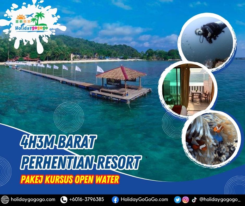 4h3m Barat Perhentian Resort Pakej Kursus Open Water