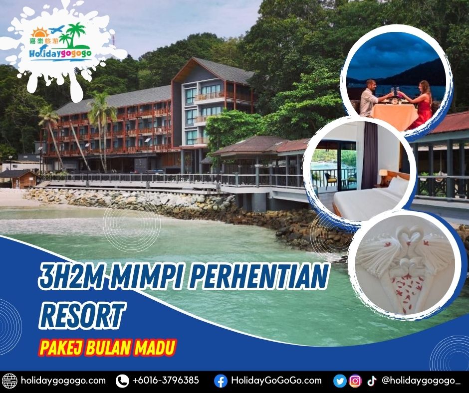 3h2m Mimpi Perhentian Resort Pakej Bulan Madu