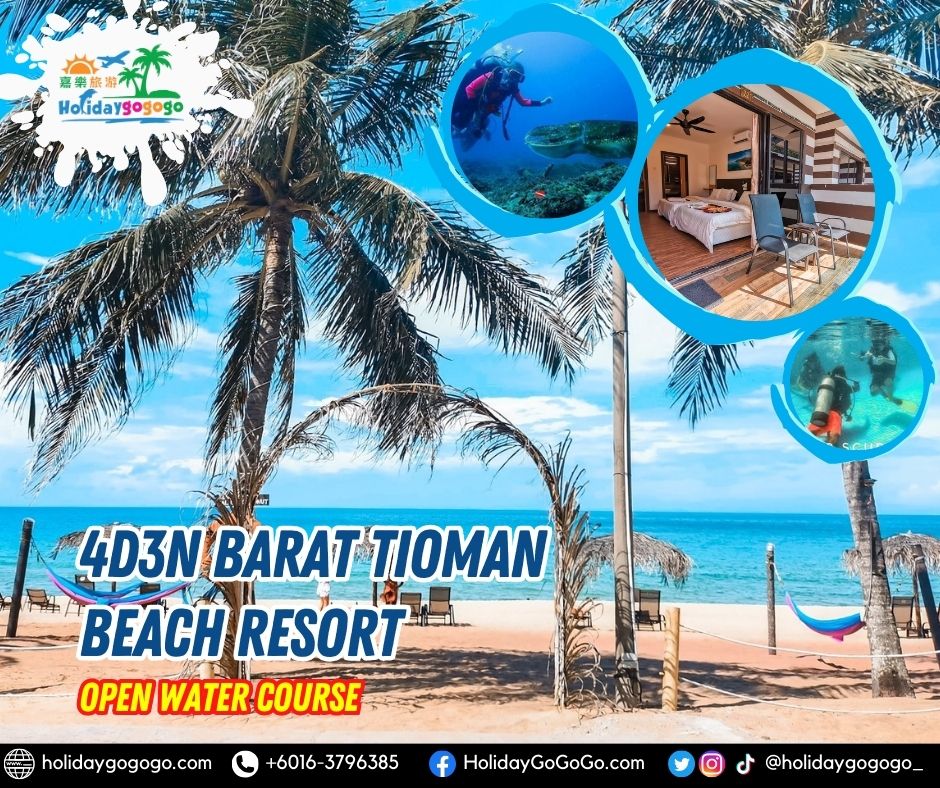 4d3n Barat Tioman Beach Resort Open Water Course