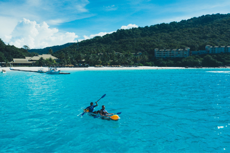 clear waters redang kayak